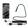 Y101 8mm Spiral Head 3 In 1 Waterproof Digital Endoscope Inspection Camera, Length: 2m Hard Cable(Black)