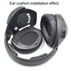 2 PCS Earpad for Sennheiser HDR RS165 RS175 RS185 RS195,Style: Frog Leather Earmuff