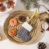 Mini Knitted Christmas Gift Socks Holiday Decorations(Green)
