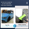 Plastic Bull Bar Film Squeegee Car Glass Cleaning Tools(Blue With Handle)