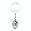 Simulation Cool Motorcycle Keychain Metal Decoration Pendant, Style: X-224 Silver
