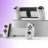 D8 Mobile Phone Stretch Band Light Gamepad Dual Hall Wireless Bluetooth Somatic Vibration Grip for PC / Android / IOS / Tablet / PS3 / PS4 / Switch, Color: White
