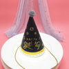 20 PCS Party Headdress Bronzing Sequined Furry Ball Birthday Hat(MZ-085)