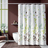 150x180cm Leaf Printed Waterproof Shower Curtain Thickened Polyester Bathroom Curtain Cloth
