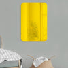 4pcs 30cm x 20cm Round Corner Models Rectangle Acrylic Mirror Stereo Wall Stickers(Gold)