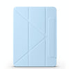 For iPad Pro 11 2022 / 2021 / 2020 Fixed Buckle Magnetic Deformation Leather Tablet Case(Ice Blue)