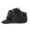 Autumn and Winter Imitation Mink Fur Warm Bombrt Hats Flight Cap for Middle-aged Men, Size:L58-60cm(Gray)