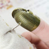 Household Adjustable Metal Sewing Thimble Finger Protectors Sewing Tools Accessories(M)