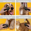 Pet Grooming Comb for Cats, Dogs & Horses - Rotating Bristles