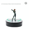 15cm Adjustable Speed Rotating Display Stand Props Turntable(White Velvet)