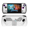 For Asus ROG Ally Game Console TPU Soft Cover With Holder Bracket(White)