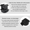 Multifunctional Aluminum Heating Shoe Base Flash Light Bracket Accessories(3 Hot Boots Bracket)