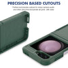 For Samsung Galaxy Z Flip6 5G 2 in 1 PC + TPU Phone Case(Dark Green)