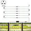 LED Plant Lamp Household Full Spectral Filling Hard Lamp Strip, Style: 30cm 12 Head(Sun Light UK Plug)