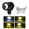 S7 Motorcycle Rearview Mirror LED Strobe Spotlight(Black)