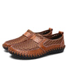 Men Summer Breathable Mesh Shoes Outdoor Non-slip Casual Shoes, Size: 42(Brown)