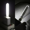 8LEDs 5V 200LM USB LED Book Light Portable Night Light, with 8 Pin Adapter(White Light)