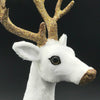 Simulation Deer Home Ornaments Plush Christmas Deer Doll Holiday Decorations, Size:24x24cm, Specification:Twist Head