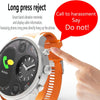 T3 Dual Display Smart Watch For Men IP68 Waterproof Fitness Bracelet 15 Days Standby Business Smartwatch Activity Tracker(Blue)