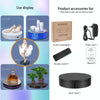 22cm Charging Rotating Display Stand Video Shooting Turntable, Load: 50kg, Power Plug:US Plug(White)