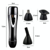 BZ-3563B 4 In 1 USB Shaver Nose Hair Trimmer(Black)