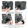 6 in 1 Phone Clamp Adjustable Body Mount Belt Chest Strap with Mount & Screw(Grey)