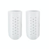 With Hole Toe Set High Heels Anti-Wear Anti-Pain Toe Protective Cover, Size: L(White)
