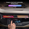 Car Air Outlet Aromatherapy Creative Intelligent Voice Control Atmosphere Lamp(Leather Black)