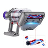 For Dyson V7 V8 Vacuum Cleaner Mattress Sofa Electric Mite Removal Brush Head With UV Light