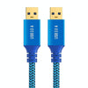Printer / Hard Disk USB 3.0 Male to Male Connector Cable, Length:1m(Blue)