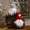 Christmas Ornament Five-Pointed Star Forester Doll Santa Claus Ornament(Red Hat)