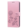 Rose Embossed Horizontal Flip PU Leather Case for Xiaomi Redmi 7, with Holder & Card Slots & Wallet (Rose Gold)