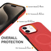 For iPhone 11 Shockproof MagSafe Armor PC Hybrid TPU Phone Case(Red+Black)