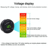 Universal Car Dual Port USB Charger Power Outlet Adapter 3.1A 5V IP66 with LED Digital Voltmeter + 60cm Cable(Green Light)