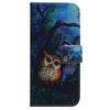 For Realme 13+ Global Coloured Drawing Flip Leather Phone Case(Oil Painting Owl)