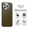 For iPhone 14 Pro Carbon Fiber Series IMD Phone Case(Brown)