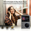 2.4 inch HIFI Bluetooth Music Player DSD256 Mastering Sound Quality Walkman, Memory: 16GB+8GB(Gray)