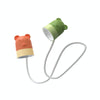 KD201 Portable Lamp Hanging Neck Reading LED Night Light, Style: Bear (Orange+Green)