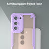 For Samsung Galaxy S23 5G Armor Glaze PC Hybrid TPU Phone Case(Purple)