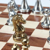 Zinc Alloy Simple European Chess Board Chess Set