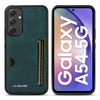 For Samsung Galaxy A54 5G Forwenw F5 Series Integrated Card Bag Phone Case(Green)