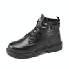 Men Martin Boots Motorcycle Leather Boots High Top Work Boots, Size: 43(XFS-8607 Black)