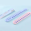 Montessori Math Decomposition Ruler Kindergarten Children Numbers Addition and Subtraction Arithmetic Enlightenment Teaching Aids, Length: 25.5cm(Blue)