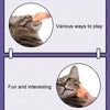 6pcs Cat Finger Puppet Toys, Rubber Kitten Play Toys, Interactive Pet Toys