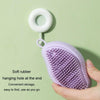 Pet Shower Brush with Gel Reservoir, Thick, Blue