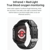 TK12 1.96 inch IP67 Waterproof Leather Band Smart Watch Supports ECG / Remote Families Care / Bluetooth Call / Body Temperature Monitoring(Brown)