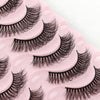 10pairs /Box Russian Strip Lashes 7D Imitation Mink Volume Fluffy Natural False Eyelashes 7D-24
