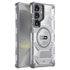 For Samsung Galaxy S25+ 5G wlons Explorer Series PC Hybrid TPU MagSafe Magnetic Case(Grey)