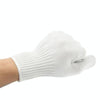 1 Pairs Self Defense Device Weapon Tool Anti-Static Cut-Resistant Gloves(White)