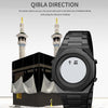SKMEI 2069 Multifunctional 30M Waterproof Muslim Worships Digital Wrist Watch(Black)